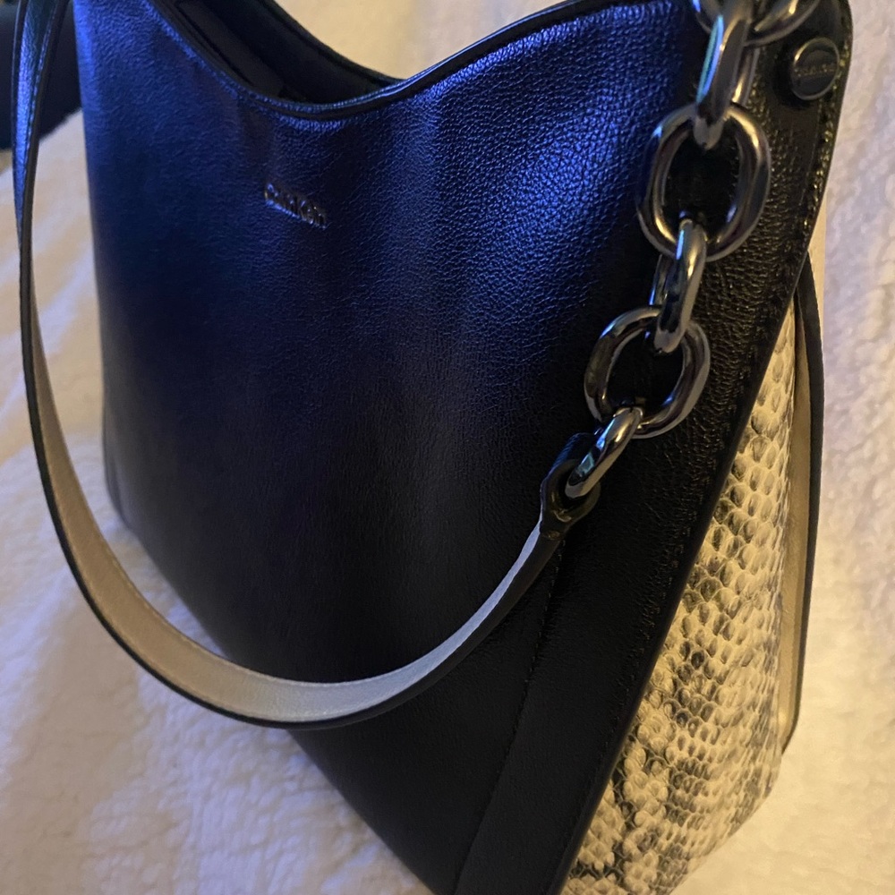 Calvin Klein Bag With Python Print Accent - image 3